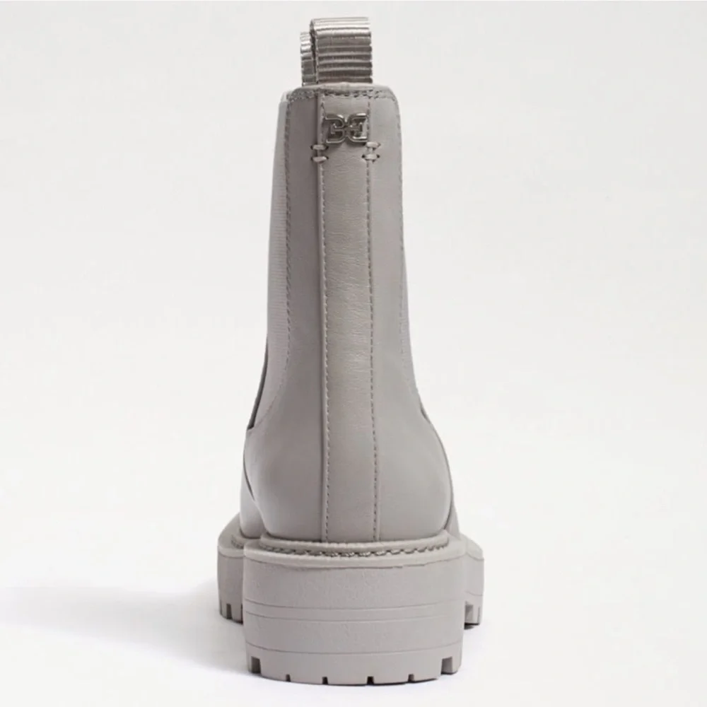 NWT Sam Edelman ♡ Laguna Chelsea Boot Pebble Grey - Picture 2 of 7